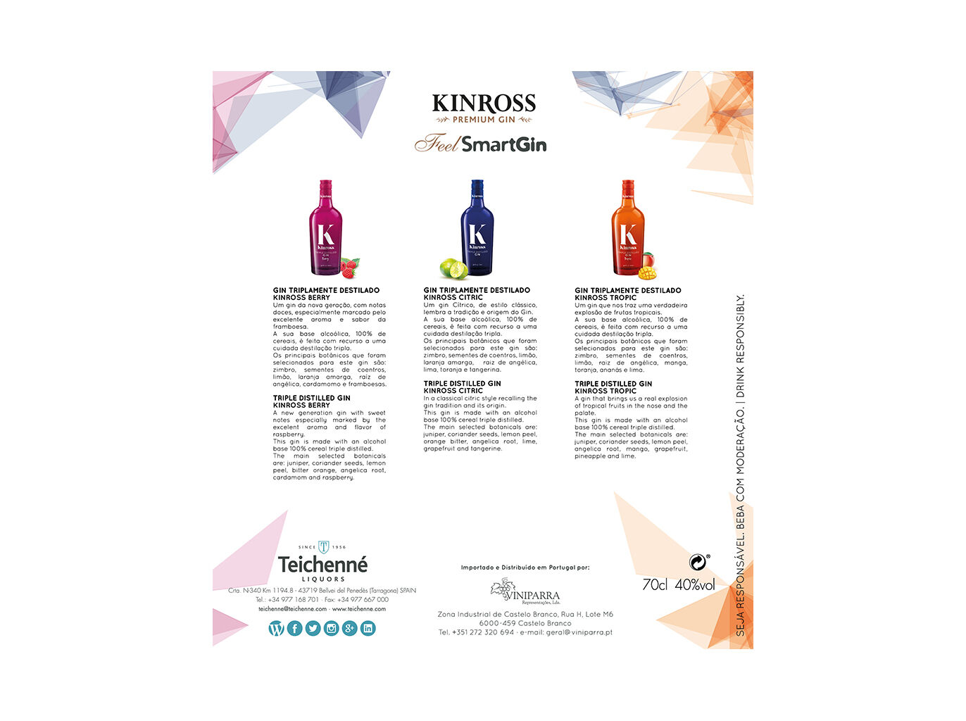 GIN KINROSS CITRIC 0.70 L image number 1