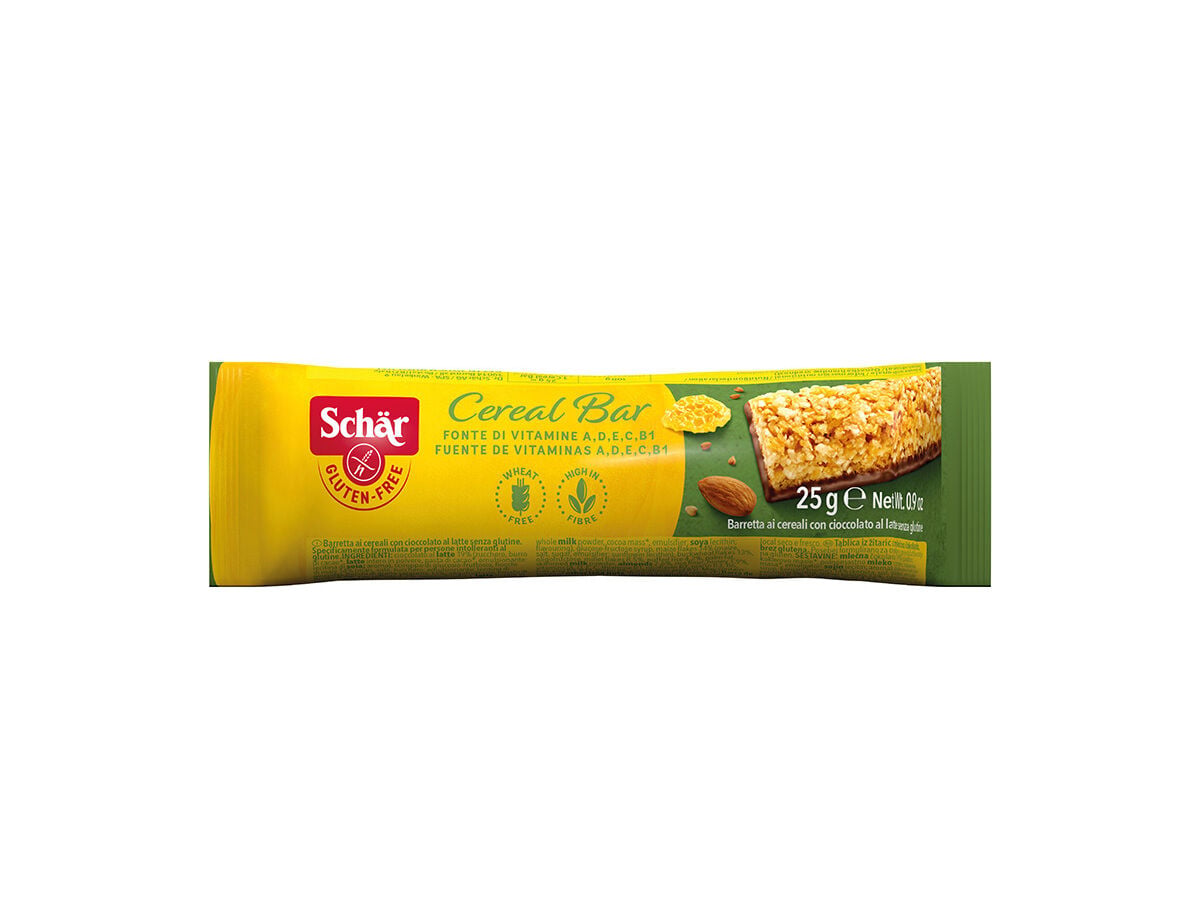 BARRA SCHAR CEREAIS CHOCOLATE SEM GL&Uacute;TEN 25G image number 0