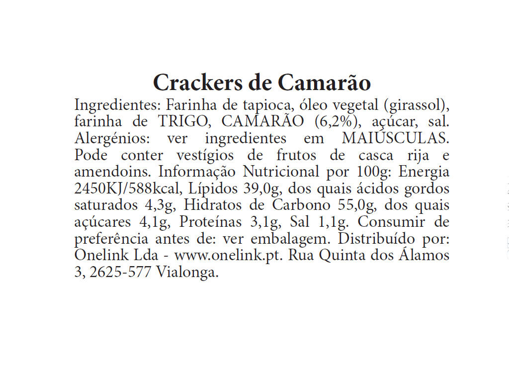 H&Oacute;STIAS YOUWOK DE CAMAR&Atilde;O 75G image number 1