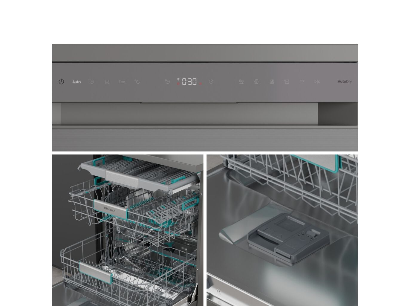 M&Aacute;QUINA LAVAR LOI&Ccedil;A HISENSE HS673A90X&nbsp; CLASSE A 16 CONJ. image number 4