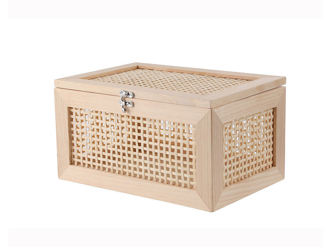 CAIXA EM MADEIRA / BAMBU ACTUEL NATURAL 30X20X16CM image number 0