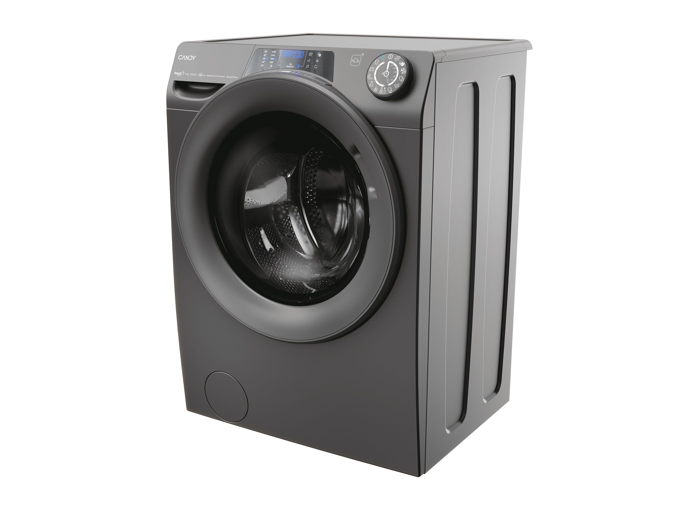 M&Aacute;QUINA DE LAVAR ROUPA CANDY RP 696BWMRR8/1-S - CINZA A 9 KG image number 2