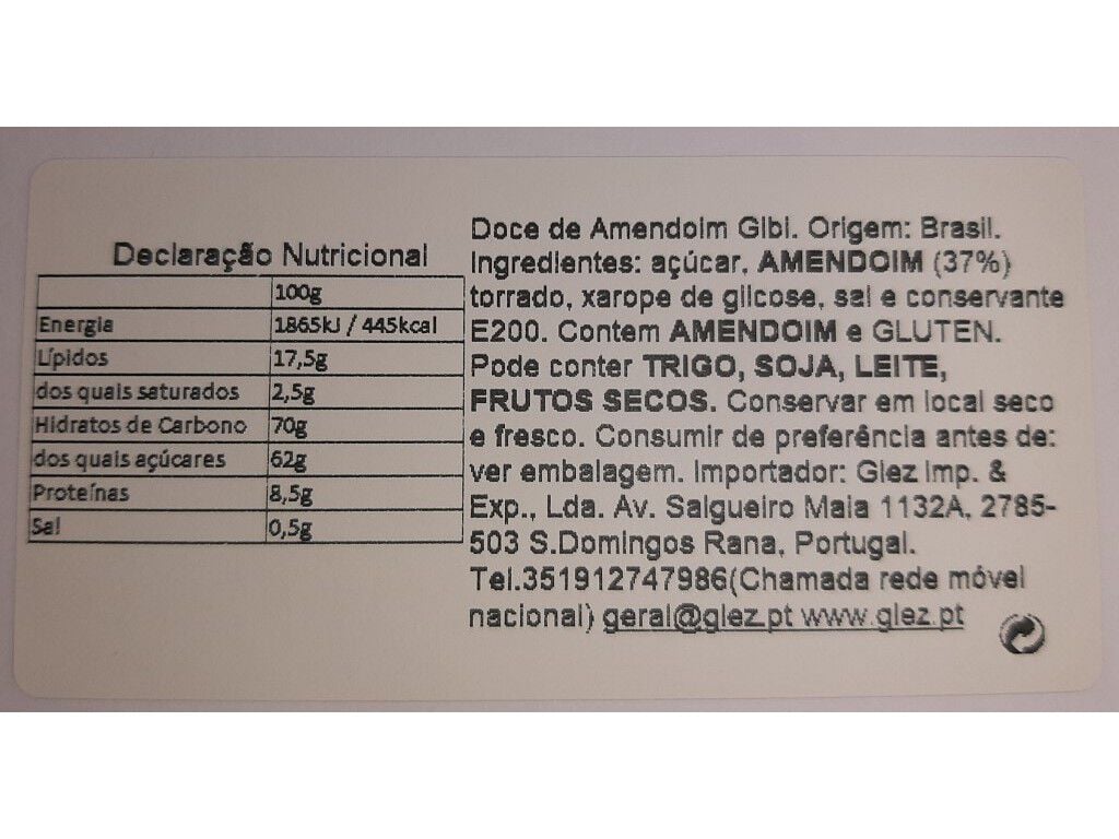 GIBI SANTA HELENA DOCE AMENDOIM 110G image number 1
