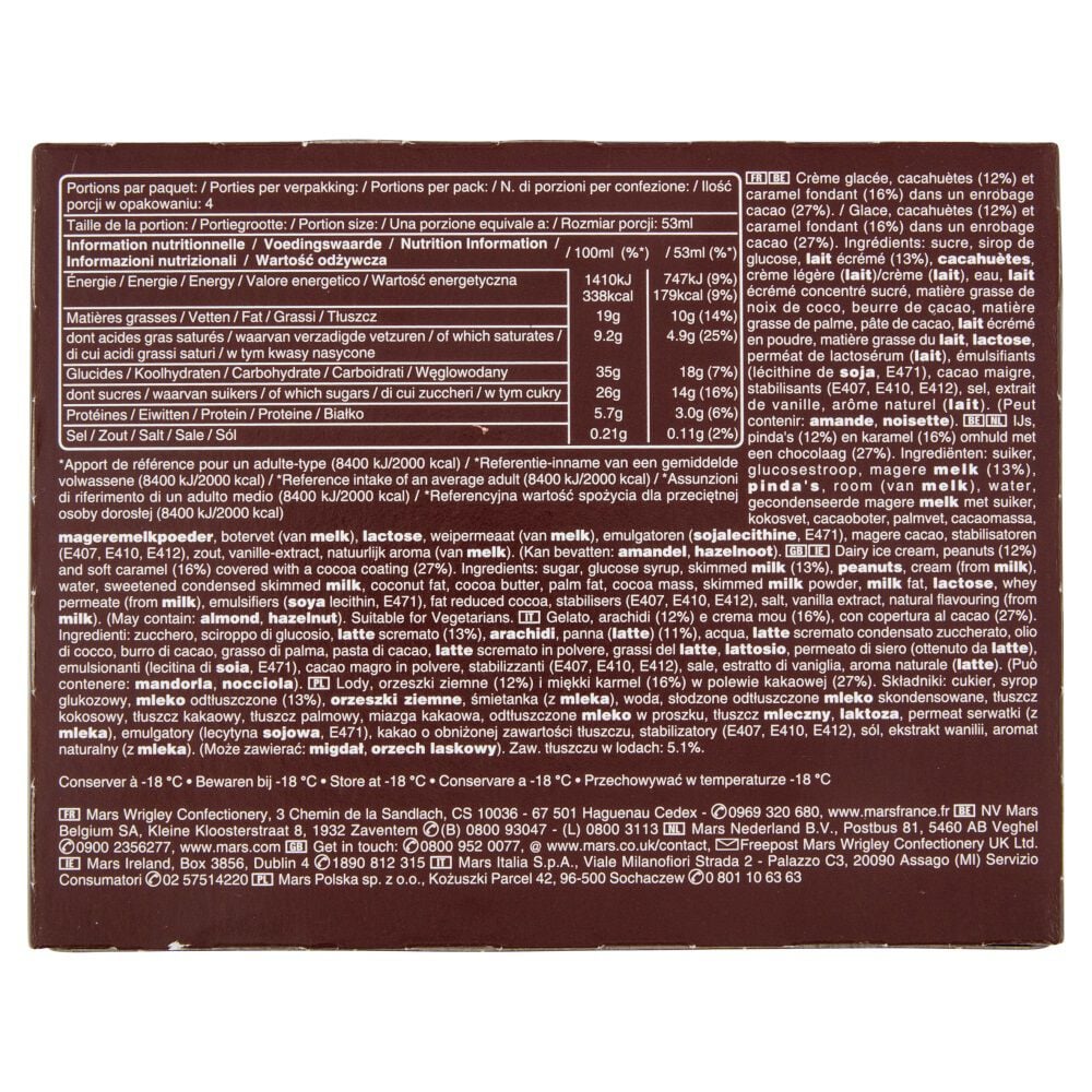 GELADO SNICKERS 6X48G image number 1