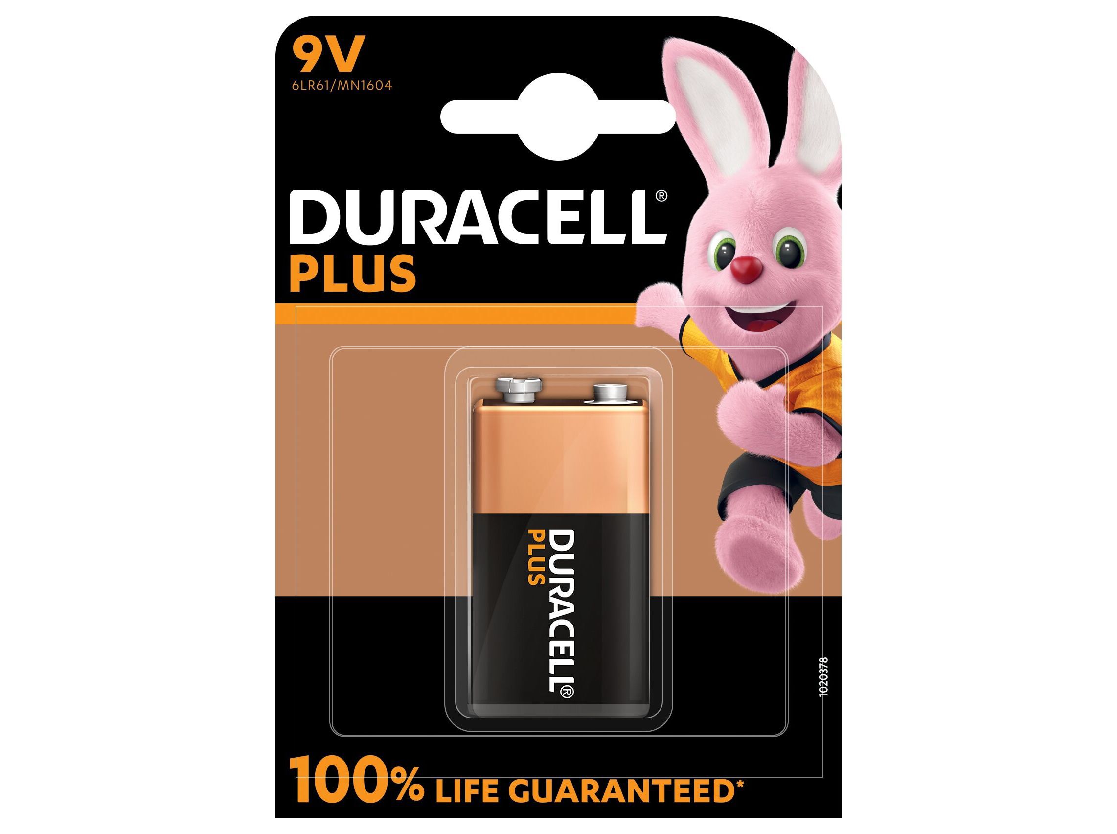 PILHA ALCALINA DURACELL PLUS 9V image number 1