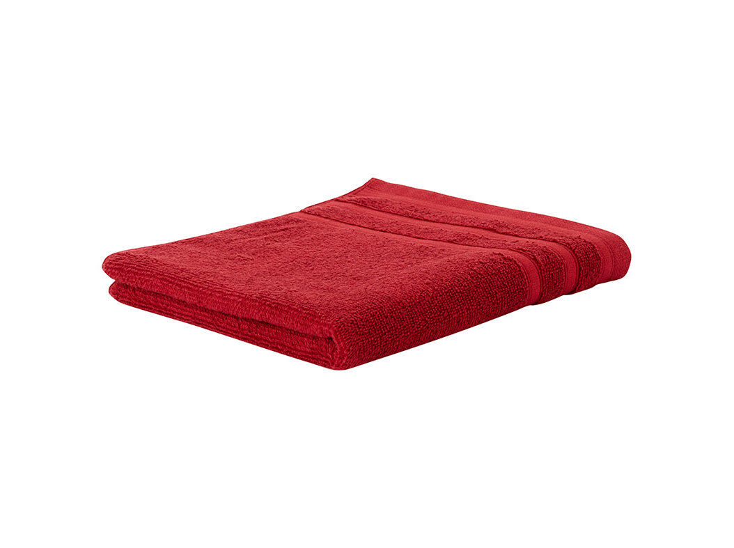 TOALH&Atilde;O BANHO ALG ORGAN ACTUEL VERMELHO 500G 70X140