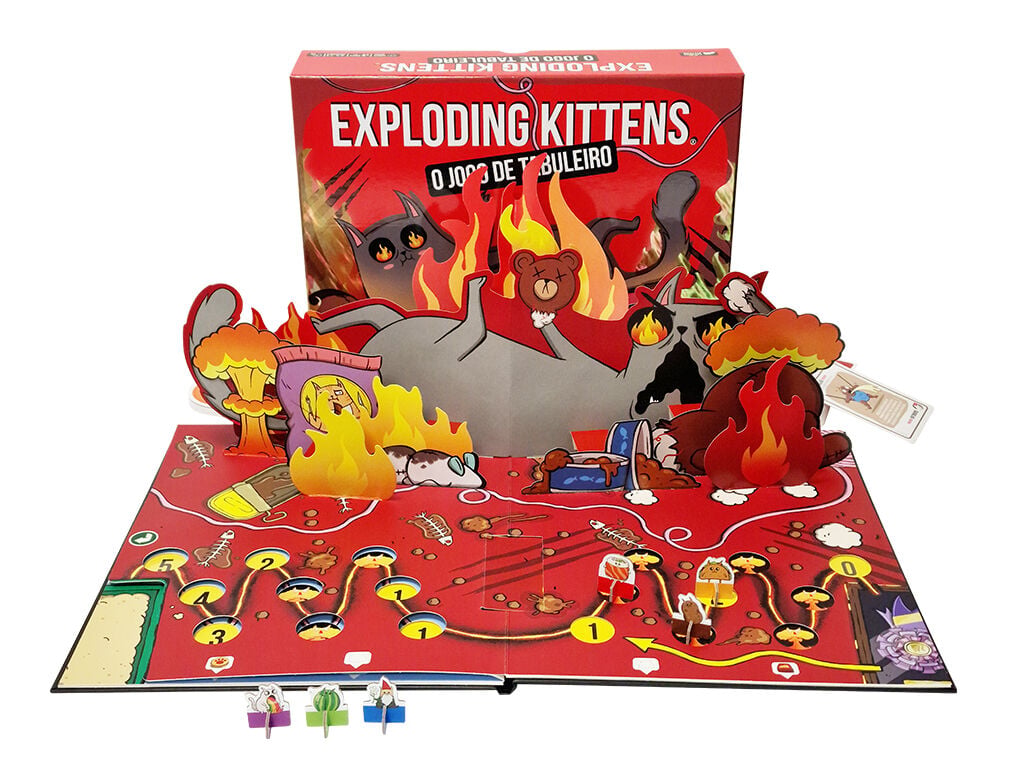 JOGO DE TABULEIRO EXPLODING KITTEN MEBO GAMES image number 0
