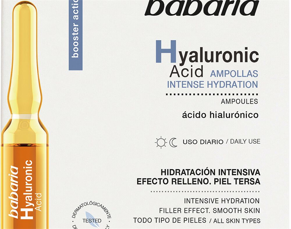 AMPOLAS FACIAIS &Aacute;CIDO HIALUR&Oacute;NICO BABARIA 10 ML image number 0
