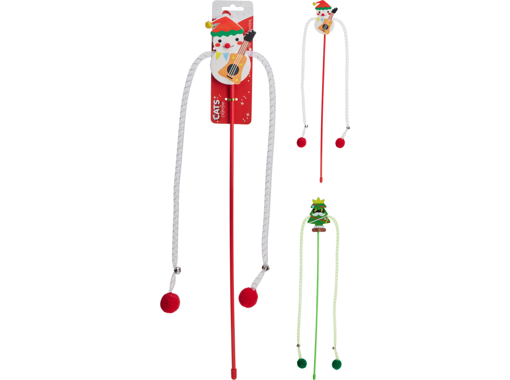 BRINQUEDO CATS COLLECTION CANA NATAL CORDA 45CM MODELOS SORTIDOS image number 1