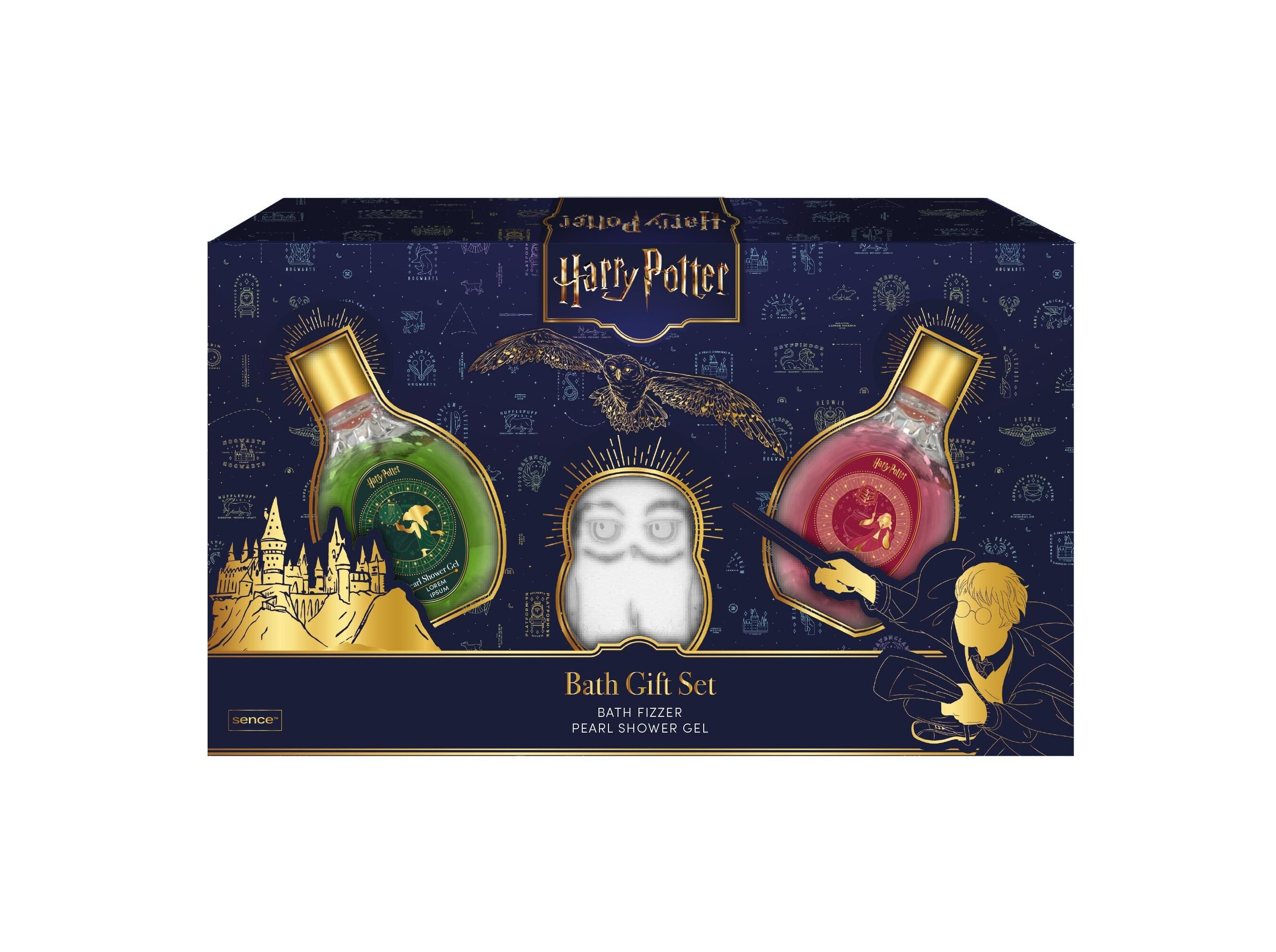 CONJUNTO HARRY POTTER KIT BANHO MAGIC WISDOM image number 0