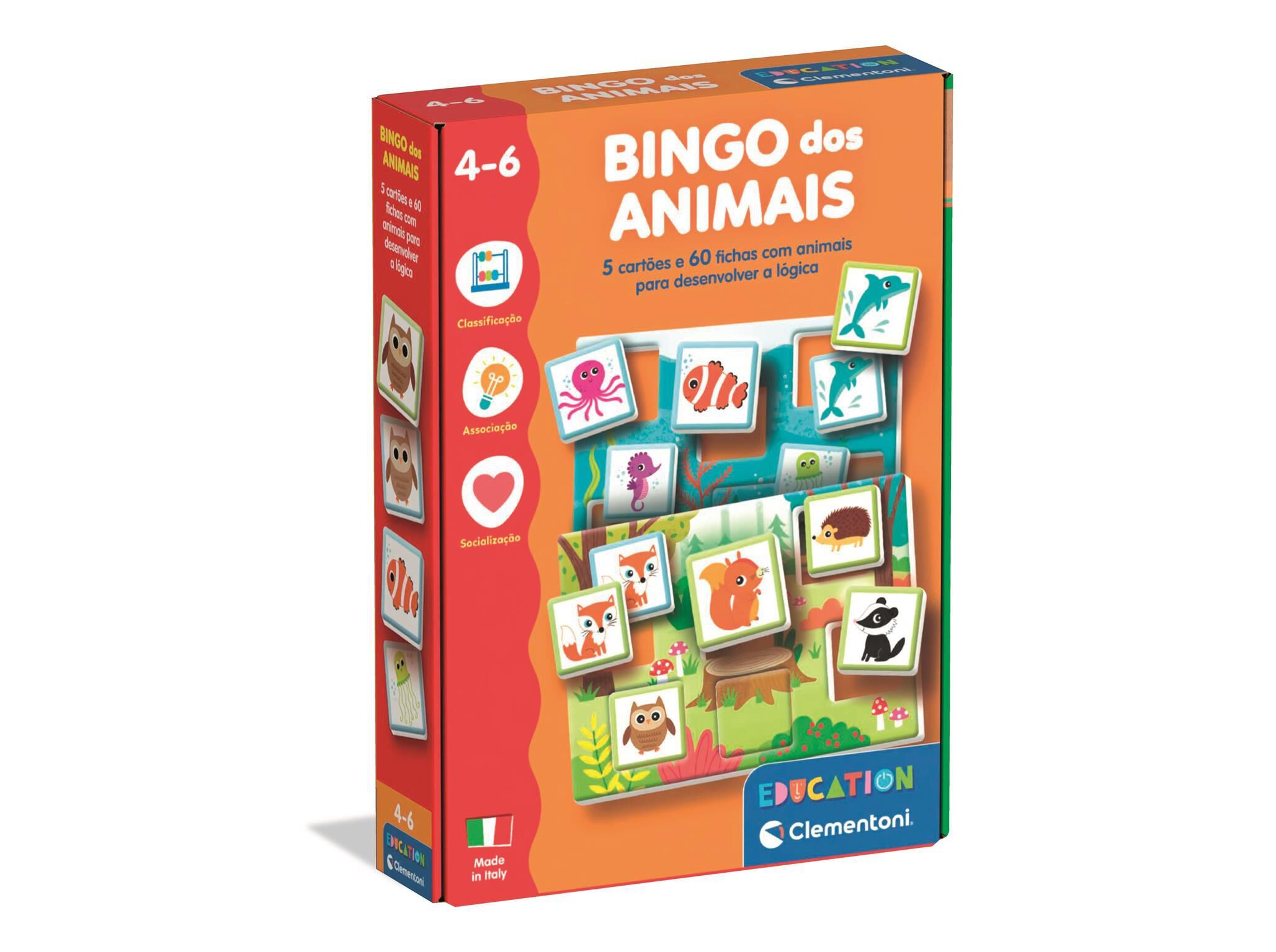 BINGO DOS ANIMAIS CLEMENTONI image number 0