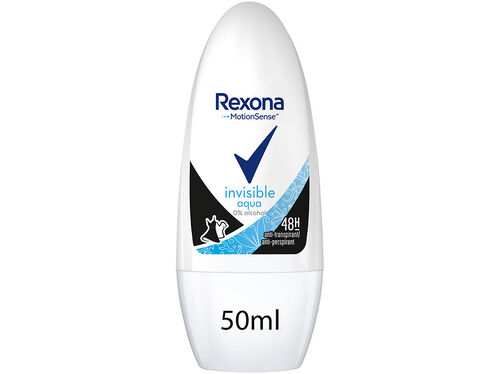 DEO REXONA ROLL-ON CRYSTAL CLEAR AQUA 50ML image number 0