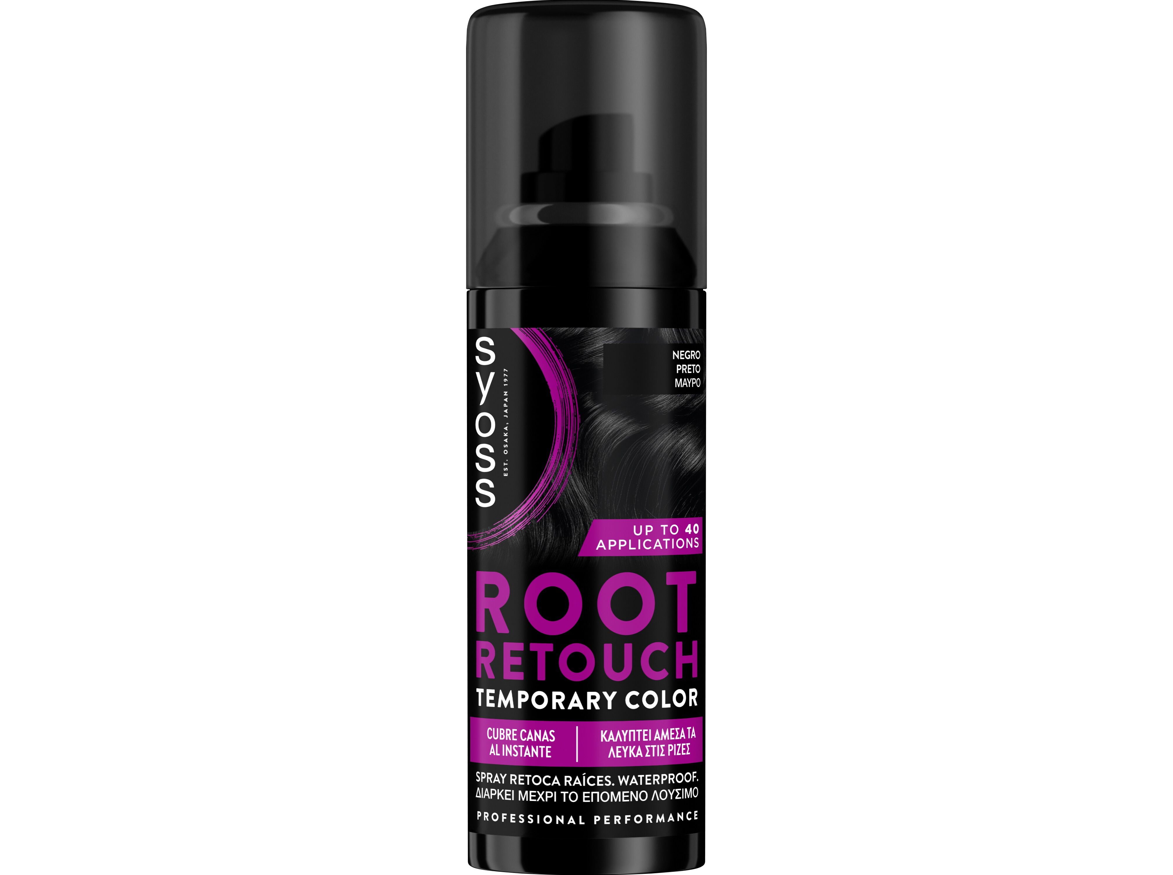 COLORA&Ccedil;AO SYOSS ROOT RETOUCHER PRETO
