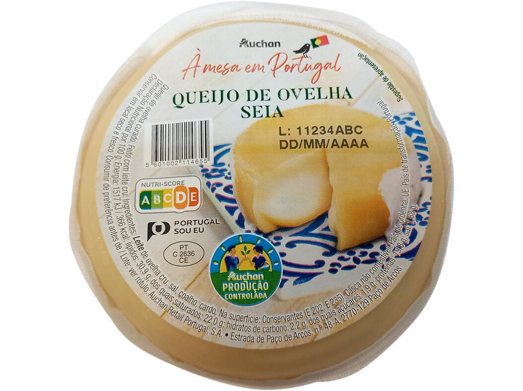 QUEIJO OVELHA AUCHAN &Agrave; MESA EM PORTUGAL CULTIVAMOS O BOM CURADO SEIA UN