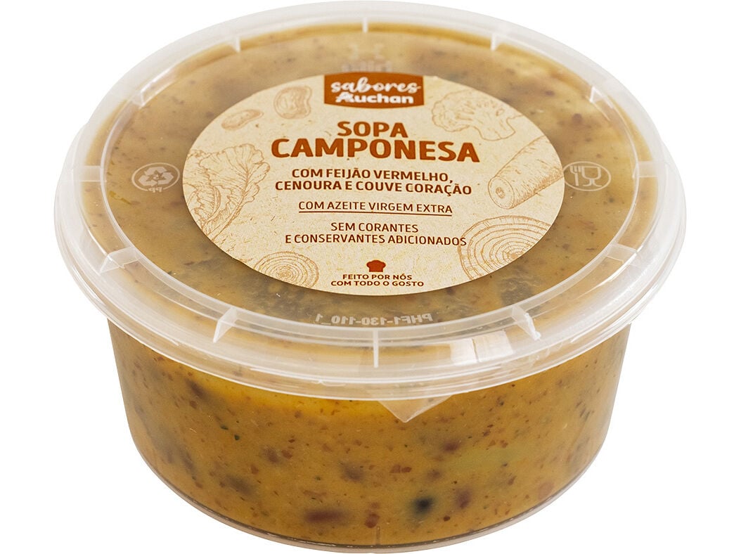 SOPA CAMPONESA SABORES AUCHAN 400 G