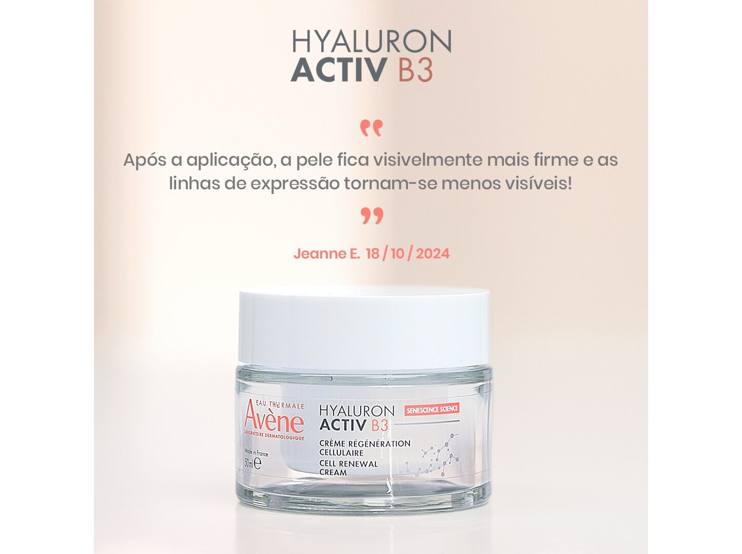 CREME AVENE HYALURON DIA 50ML image number 7