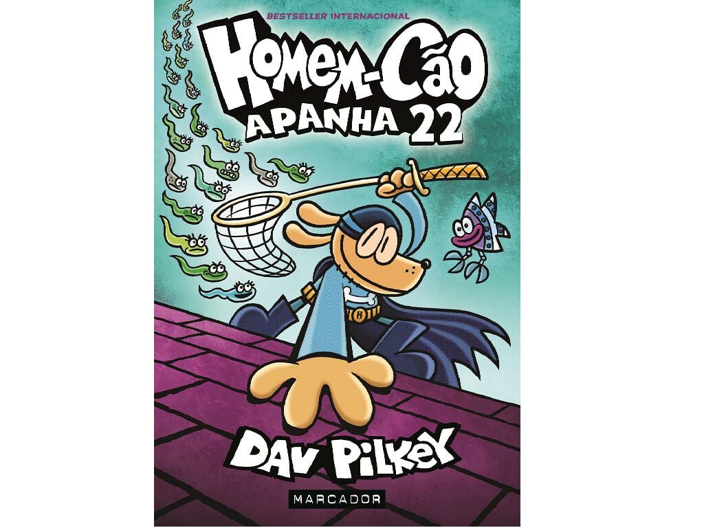LIVRO HOMEM-C&Atilde;O APANHADOS REDE DE DAV PILKEY image number 0
