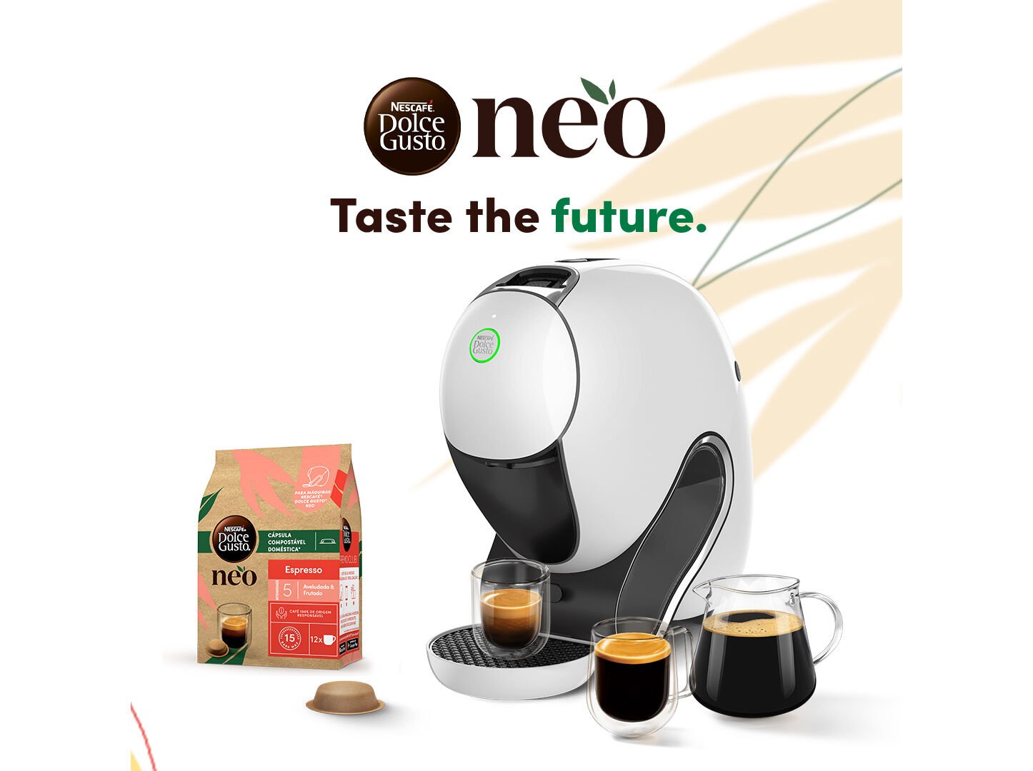 M&Aacute;QUINA DE CAF&Eacute; DOLCE GUSTO KRUPS NEO KP830110 BRANCA image number 2