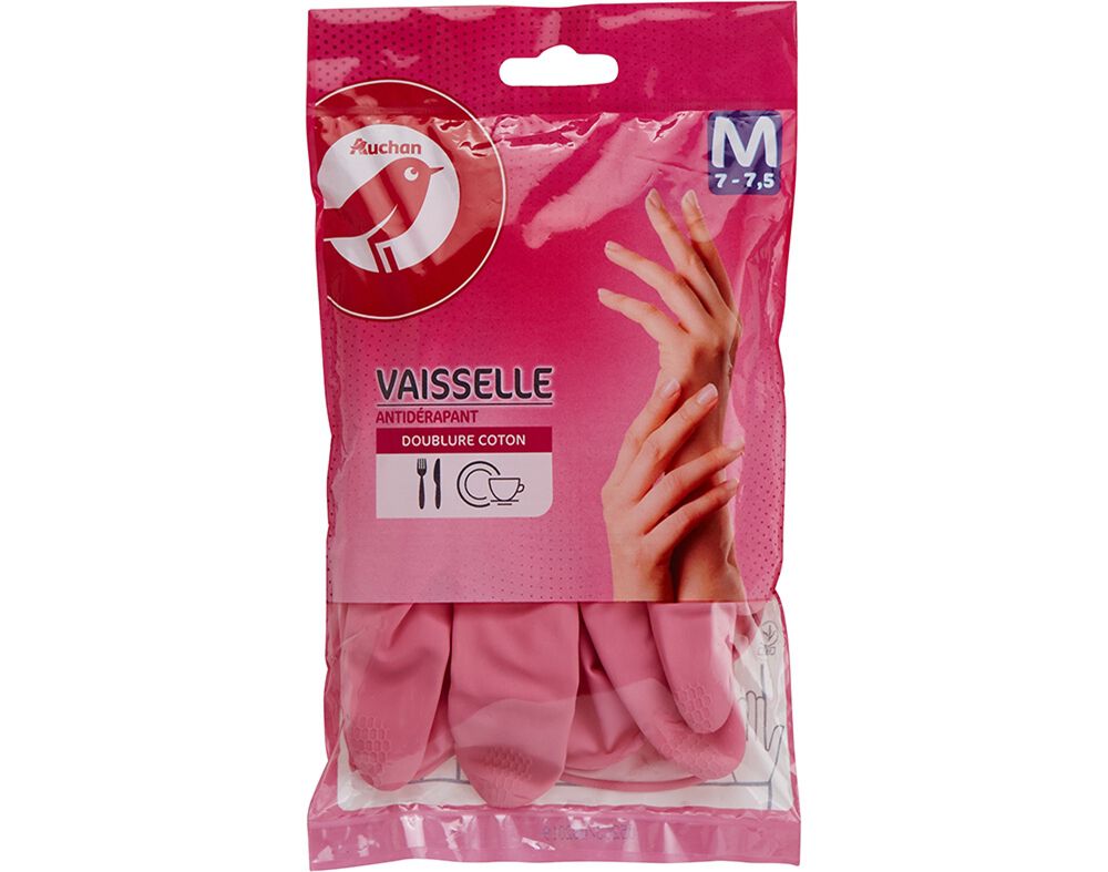 LUVAS AUCHAN FORRADAS TAMANHO M&Eacute;DIO 1PAR image number 0