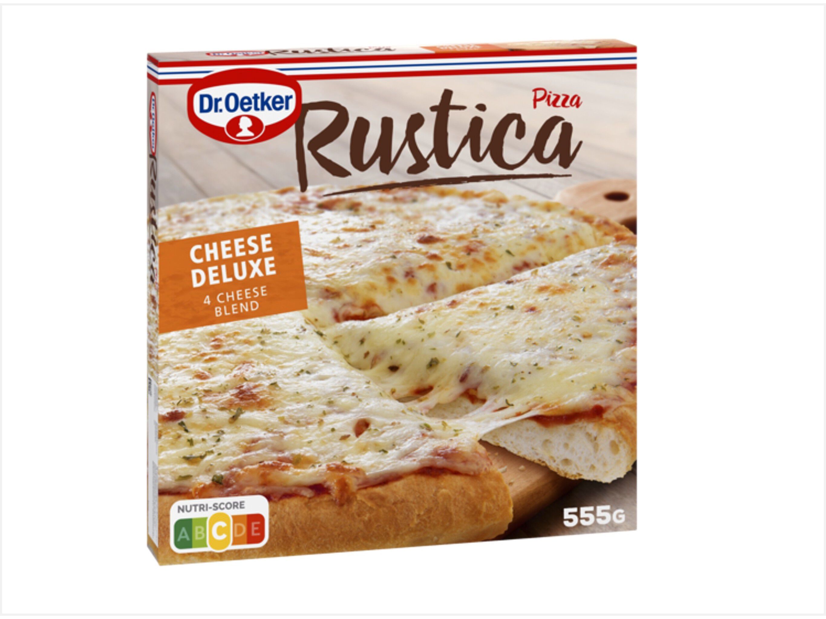 PIZZA DR.OETKER RUSTICA CHEESE DELUXE 555G image number 0