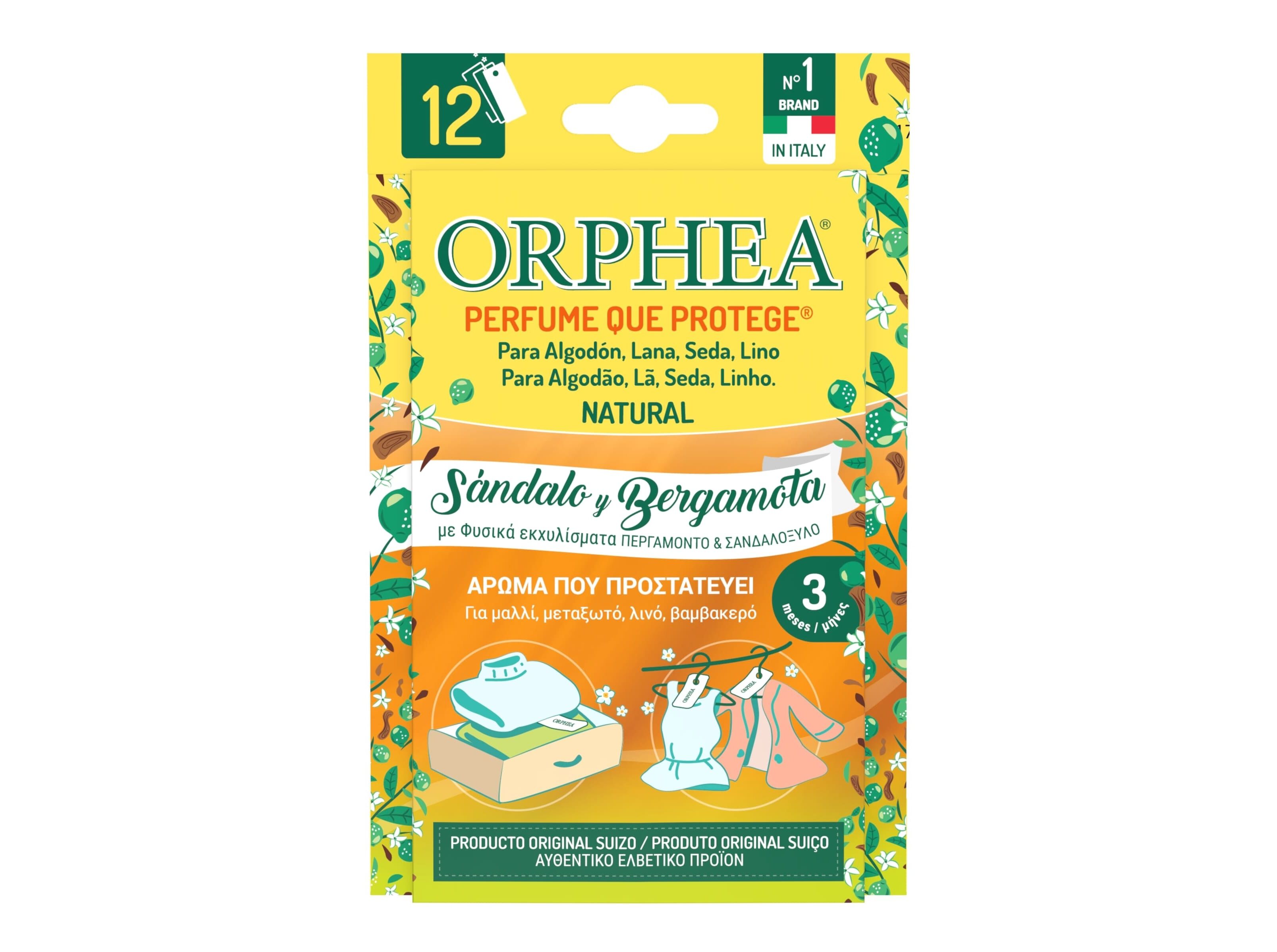 TIRAS ORPHEA PERF. S&Acirc;NDALO E BERGAMOTA 12UN image number 0