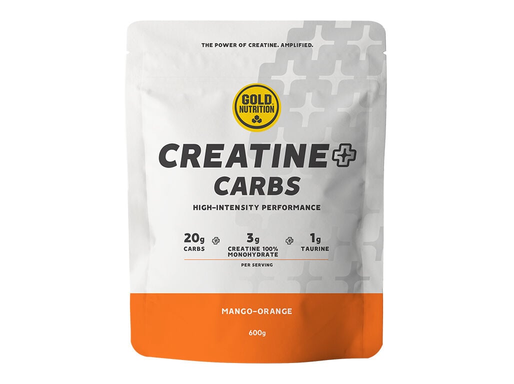 CRETAINA + GOLD NUTRITION CARBS MANGA LARANJA 600G image number 0