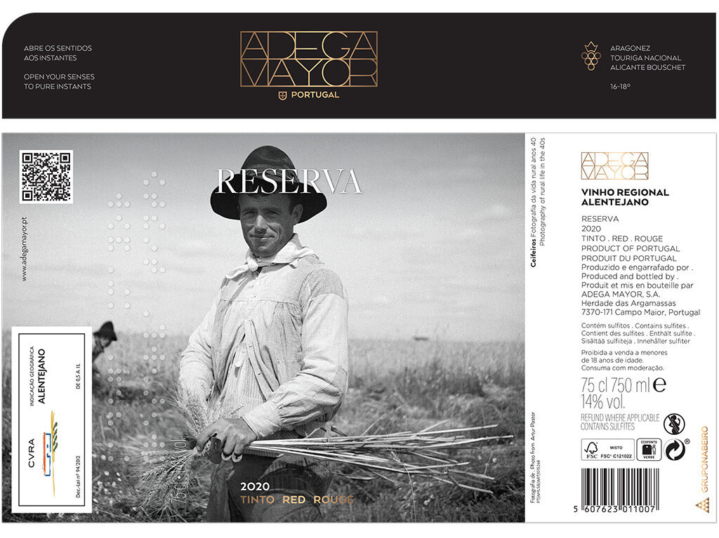 VINHO TINTO ADEGA MAYOR RESERVA 0.75L image number 1