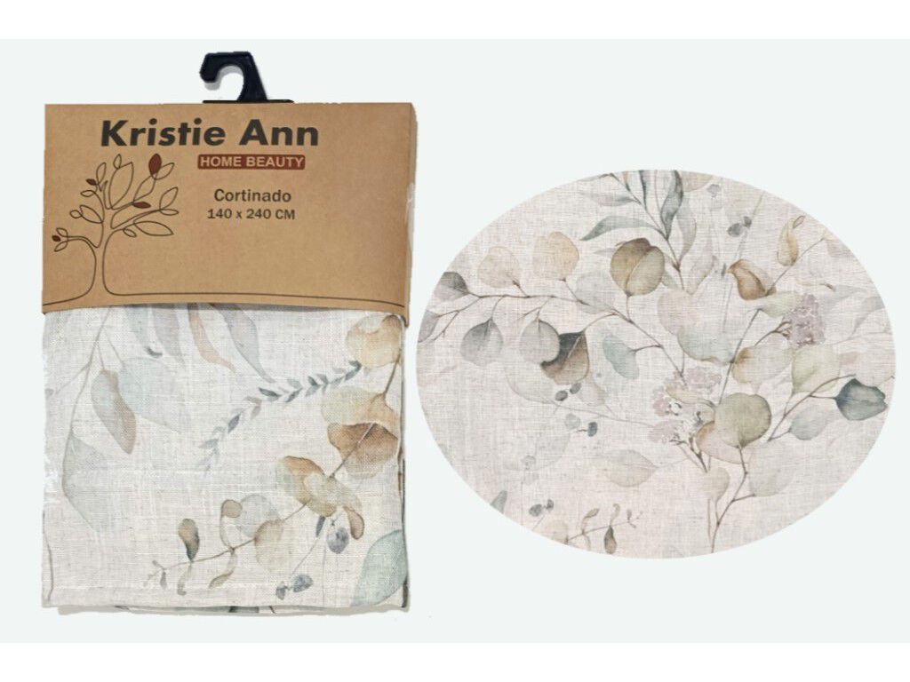 CORTINADO LILY VERDE 140X240CM