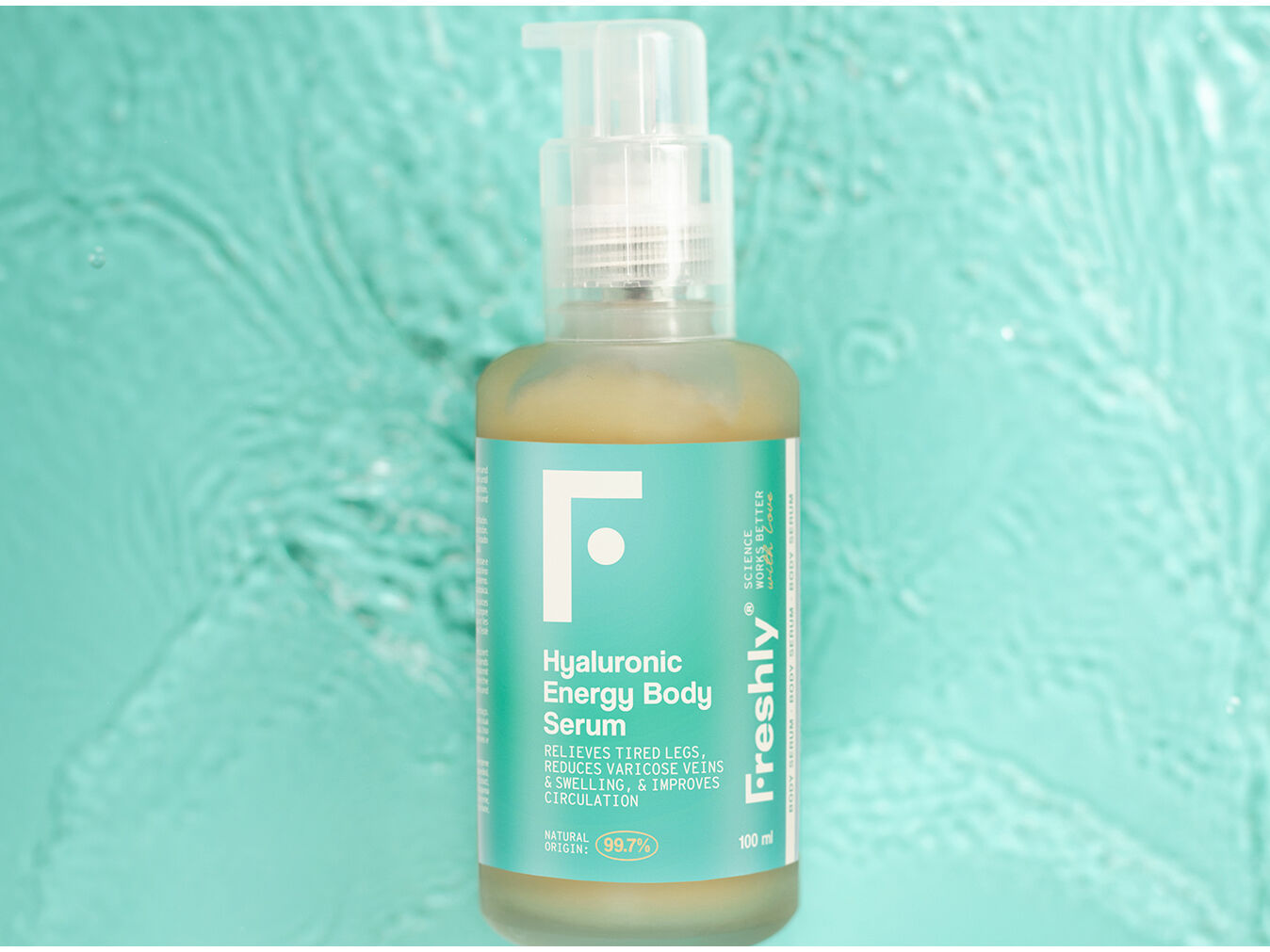 S&Eacute;RUM PERNAS CANSADAS FRESHLY HYALURONIC ENERGY 100ML image number 2