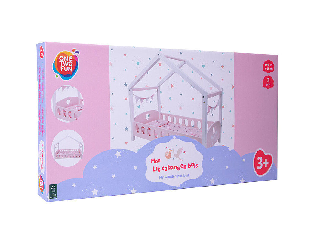 BER&Ccedil;O EM MADEIRA ONE TWO FUN 59X29.5X45.5CM