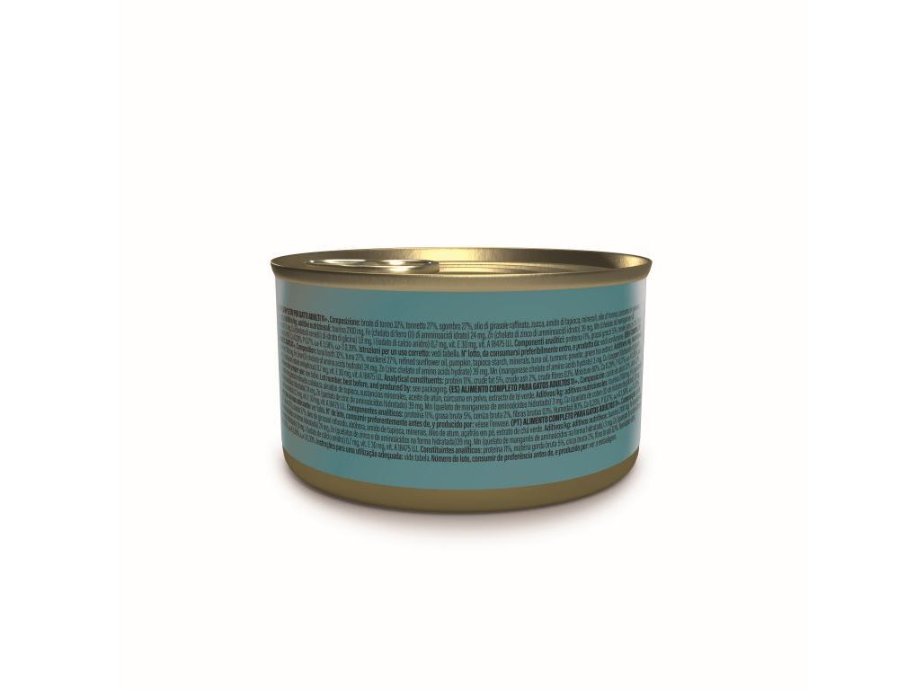 COMIDA H&Uacute;MIDA GATO SCHESIR S&Eacute;NIOR ATUM/CAVALA 70G image number 1
