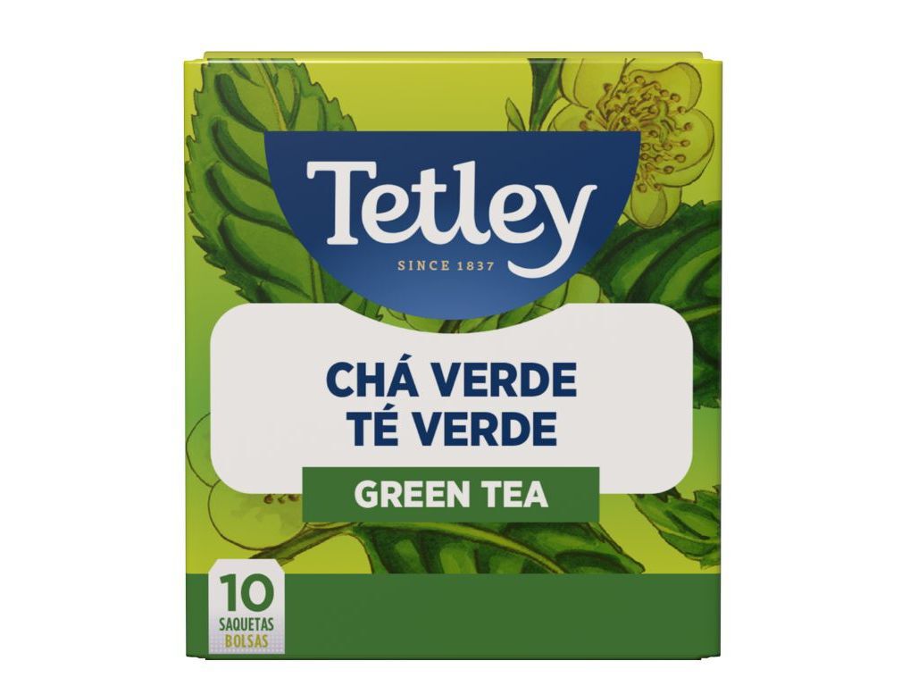 CH&Aacute; TETLEY VERDE 10 SAQUETAS