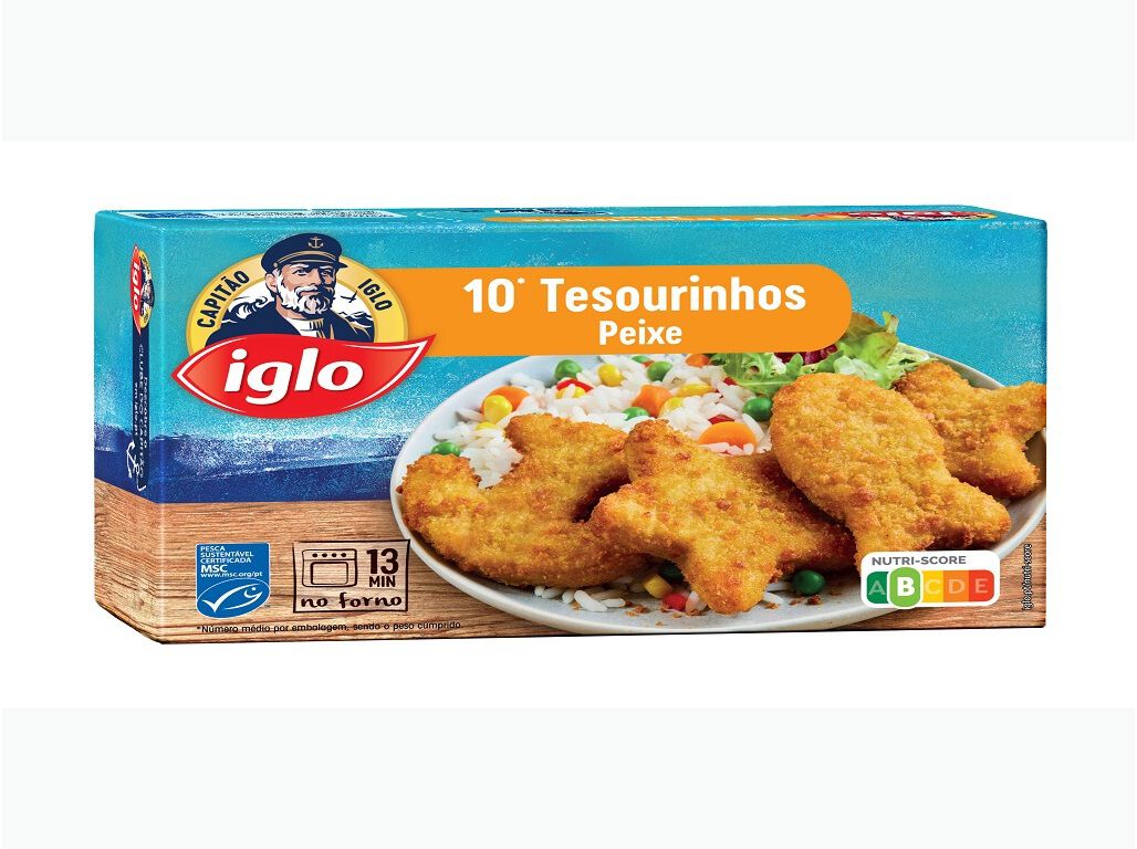 TESOURINHOS DE PEIXE IGLO (10 UNID) 300G