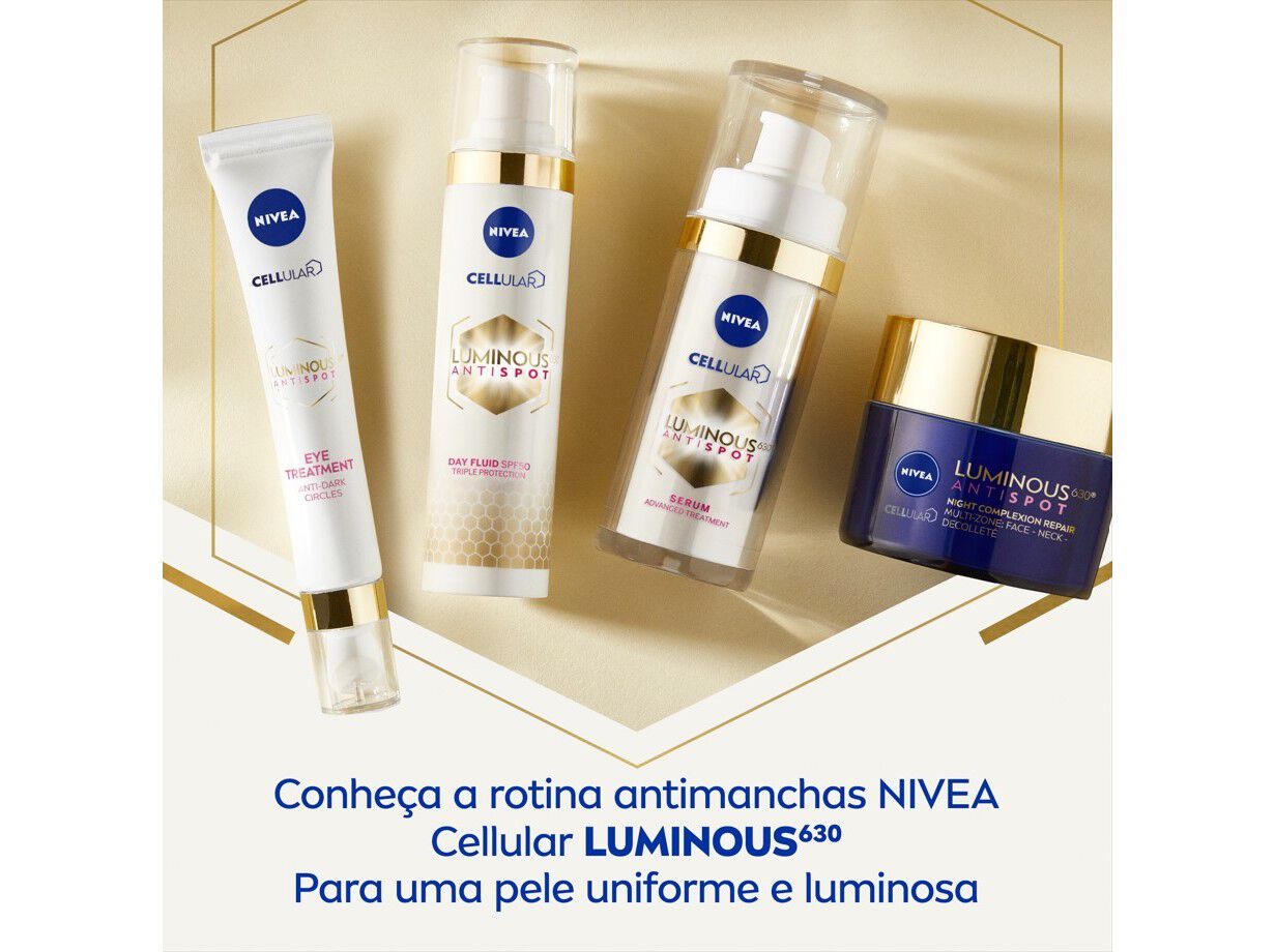 CONTORNO DE OLHOS ANTIOLHEIRAS CELLULAR LUMINOUS 630 NIVEA 15 ML image number 5