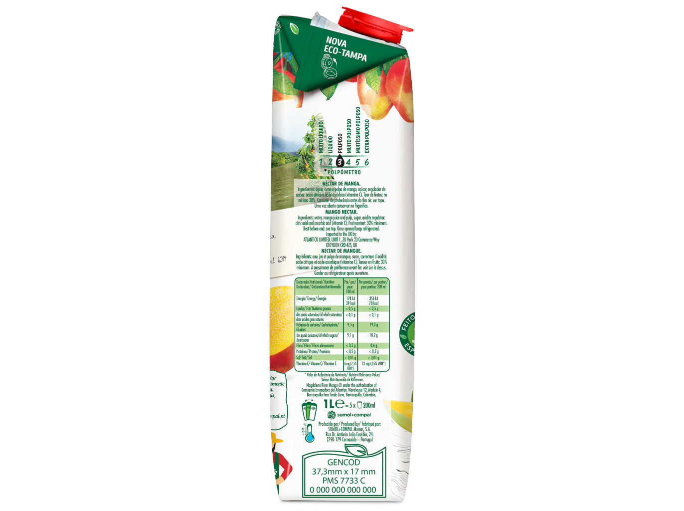 N&Eacute;CTAR COMPAL ORIGENS MANGA MAGDALENA 1L image number 1