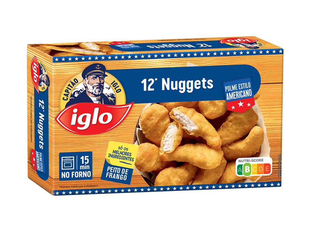 NUGGETS IGLO CAPIT&Atilde;O FRANGO ESTRA AMERICANO 220G