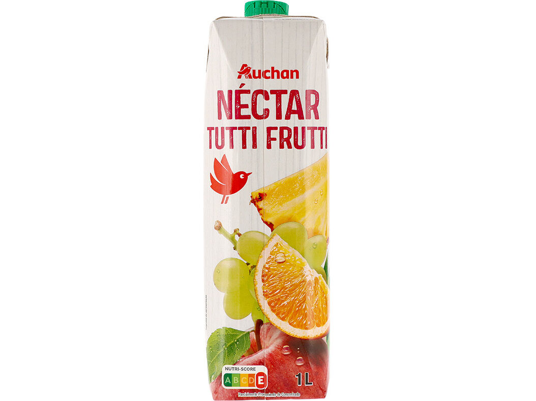 N&Eacute;CTAR AUCHAN TUTTI-FRUTTI 1L