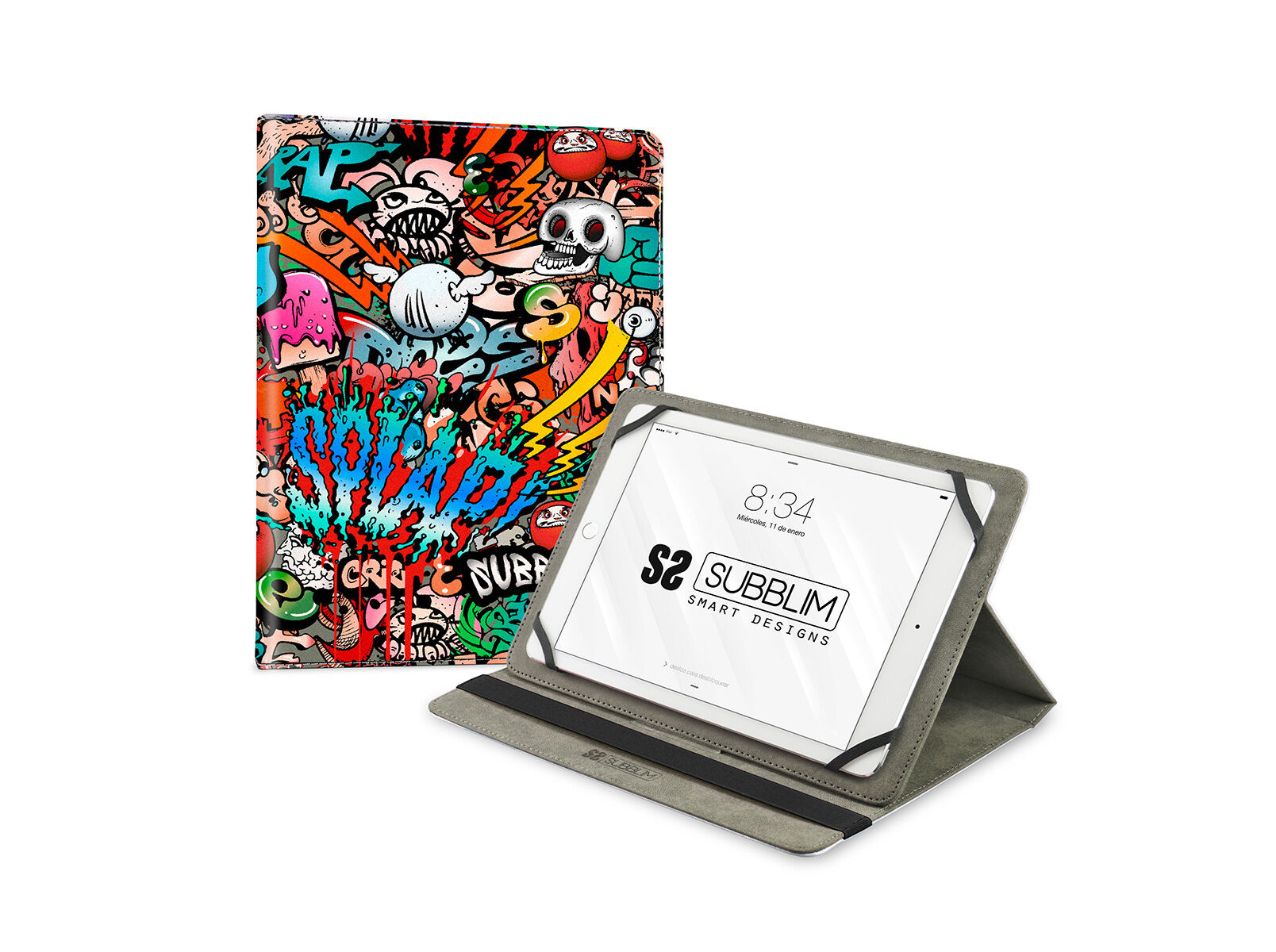 CAPA UNIVERSAL TABLET SUBBLIM AT&Eacute; 10.1" GRAFFITI image number 2