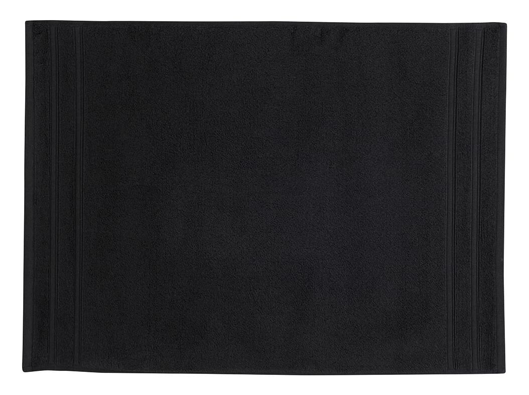 SA&Iacute;DA DE BANHO ACTUEL ALGOD&Atilde;O 1000G PRETO 50X70CM