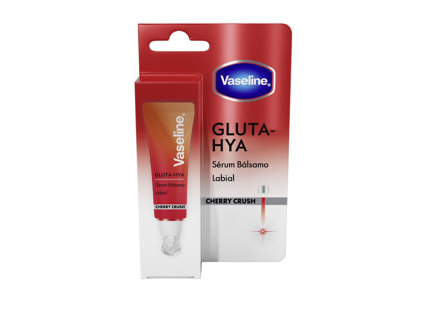 B&Aacute;LSAMO LABIAL VASELINE GLUTA-HYA CHERRY CRUSH 10 ML image number 1