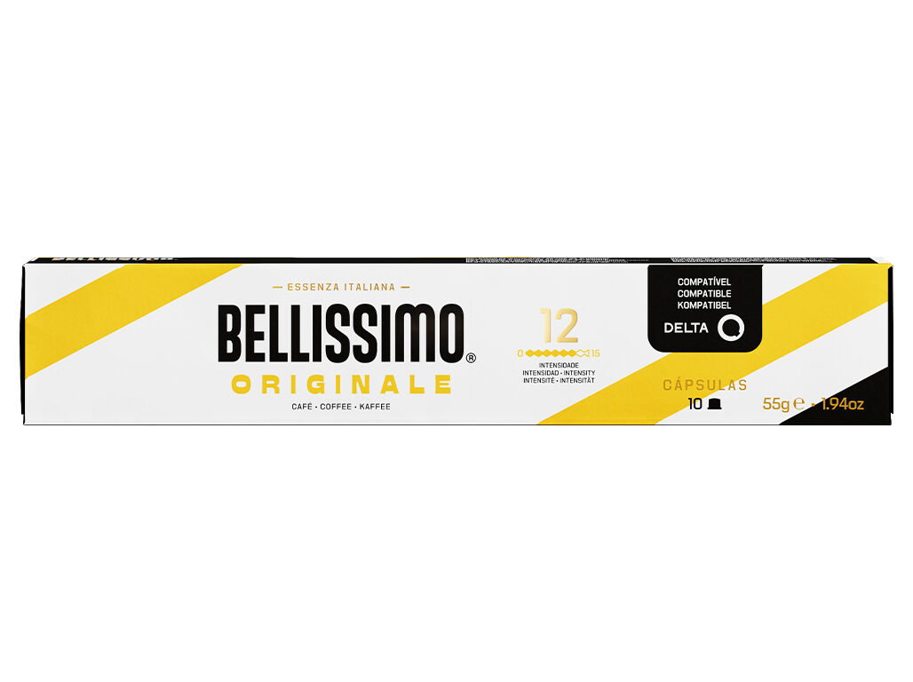 C&Aacute;PSULAS BELLISSIMO AROMA ORIGINALE INTENSIDADE 8 10UN COMPATIVEL DQ image number 0