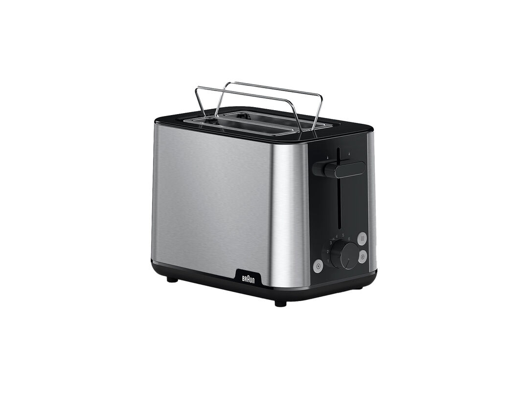 TORRADEIRA 2 FENDAS BRAUN HT1510BK INOX 900W