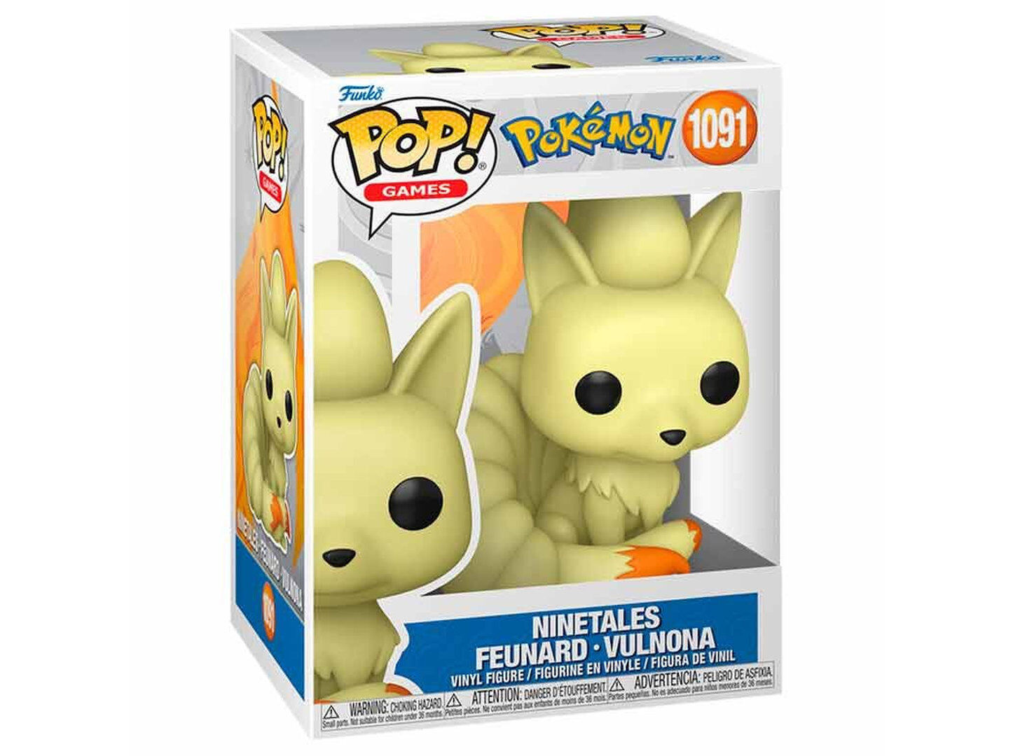 FIGURA FUNKO POP GAMES: POKEMON- NINETALES image number 0