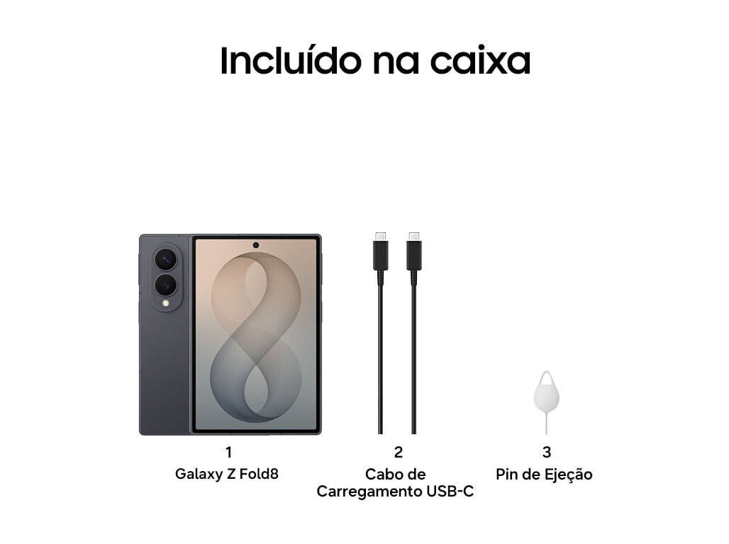 SMARTPHONE SAMSUNG GALAXY Z FOLD8 256GB CINZA image number 5