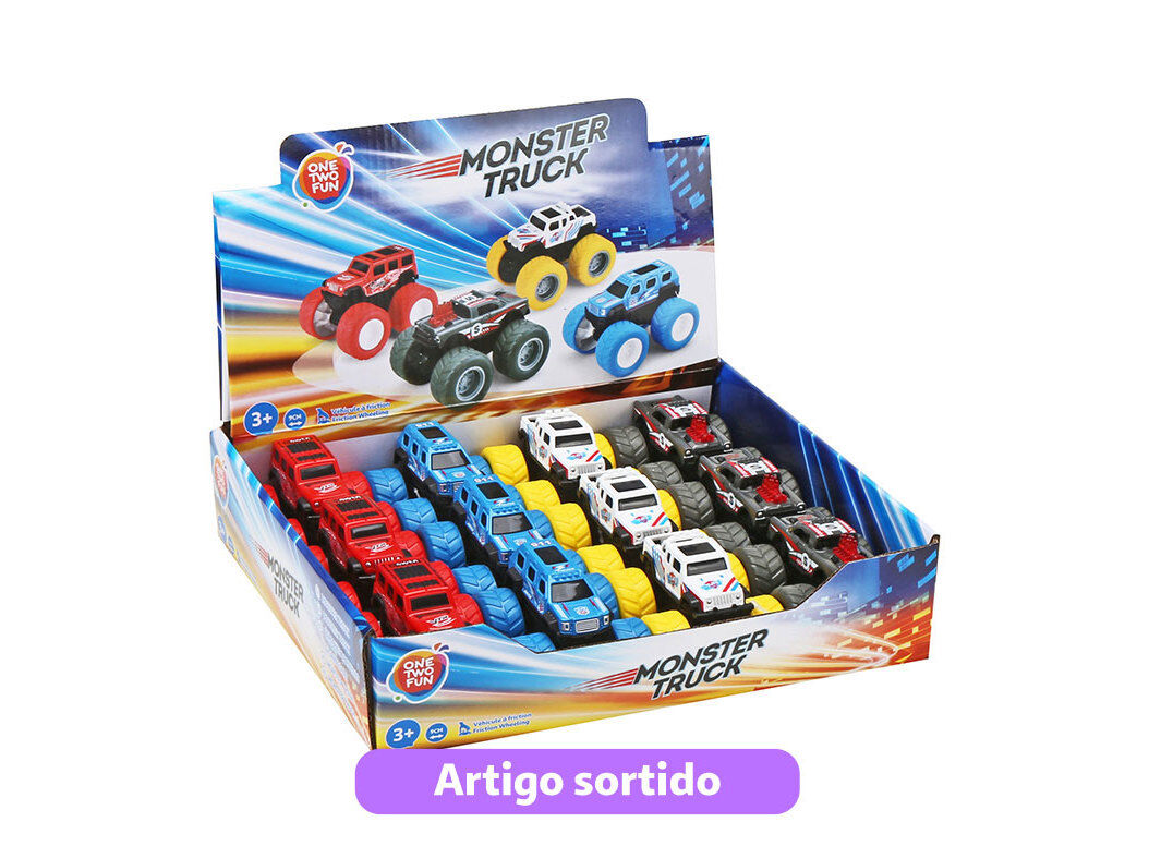 CARRO FRIC&Ccedil;&Atilde;O ONE TWO FUN 9CM MODELOS SORTIDOS image number 0