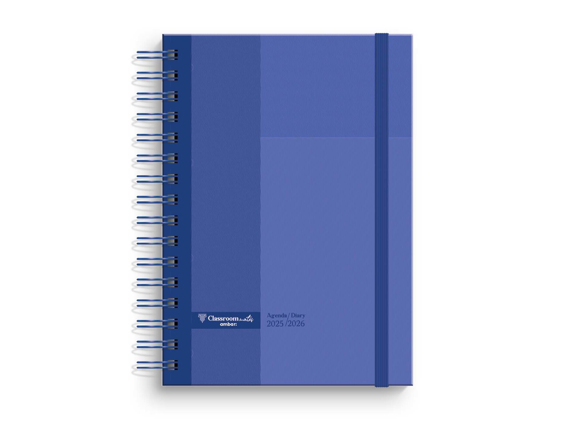 AGENDA ESCOLAR SEMANAL A5 AMBAR AZUL 16.5X21.7X1.5CM image number 0