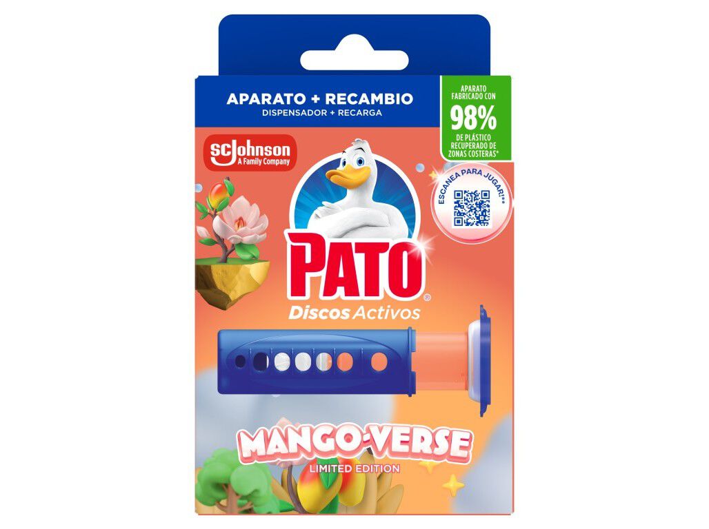 BLOCO SANIT&Aacute;RIO DISCOS PATO APARELHO MANGO-VERSE 36ML image number 0