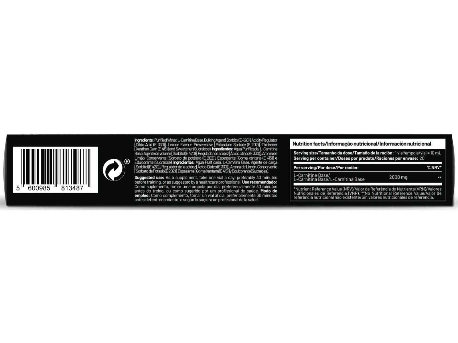 SUPLEMENTO ZUMUB L-CARNITINA LIM&Atilde;O 20 AMP image number 1