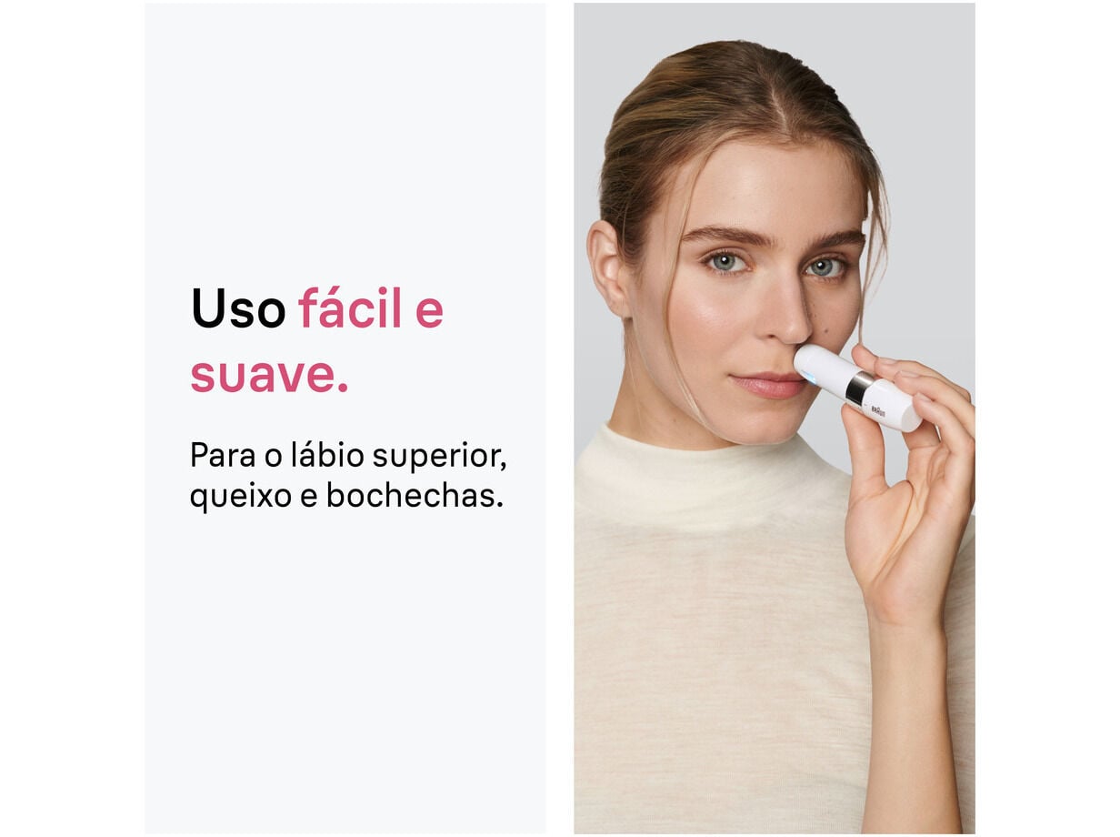 MINI DEPILADORA FACIAL BRAUN FS1000 1UN image number 2