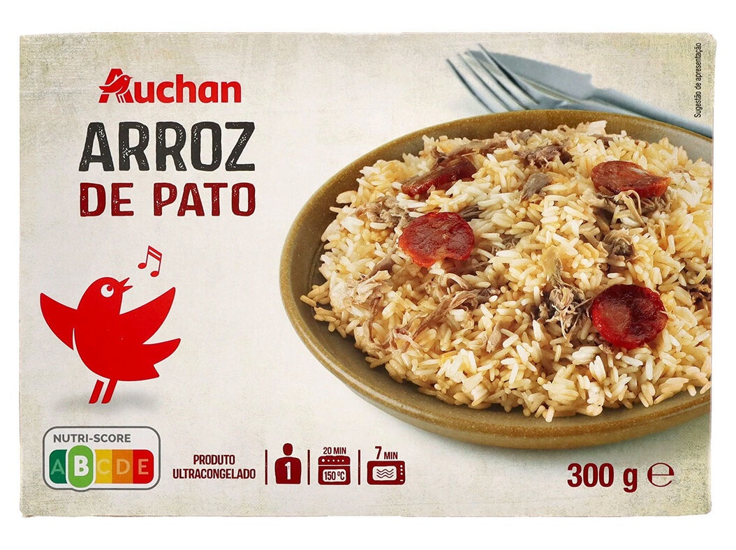 ARROZ DE PATO AUCHAN ULTRACONGELADO 300G
